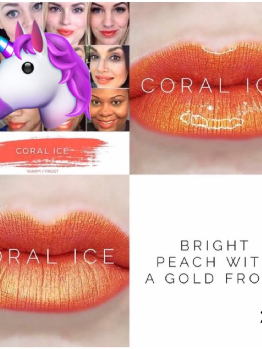 Lipsense by SeneGence Coral Ice Lipstick - new never opened